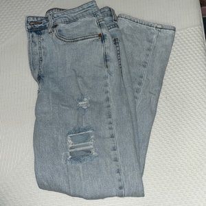 Size 9 juniors light washed